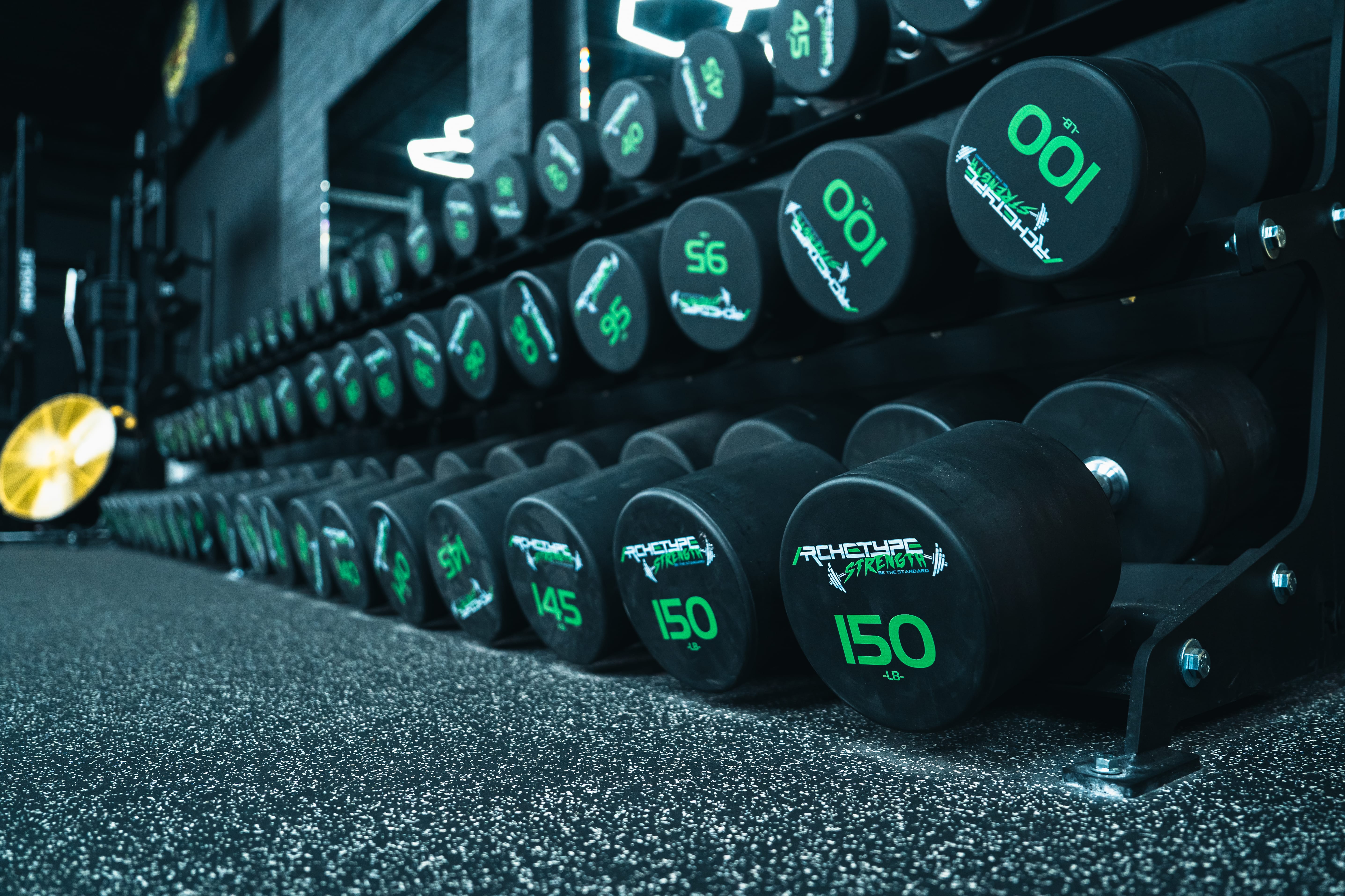24 hour strength gym floor at Archetype Strength in Raleigh NC
