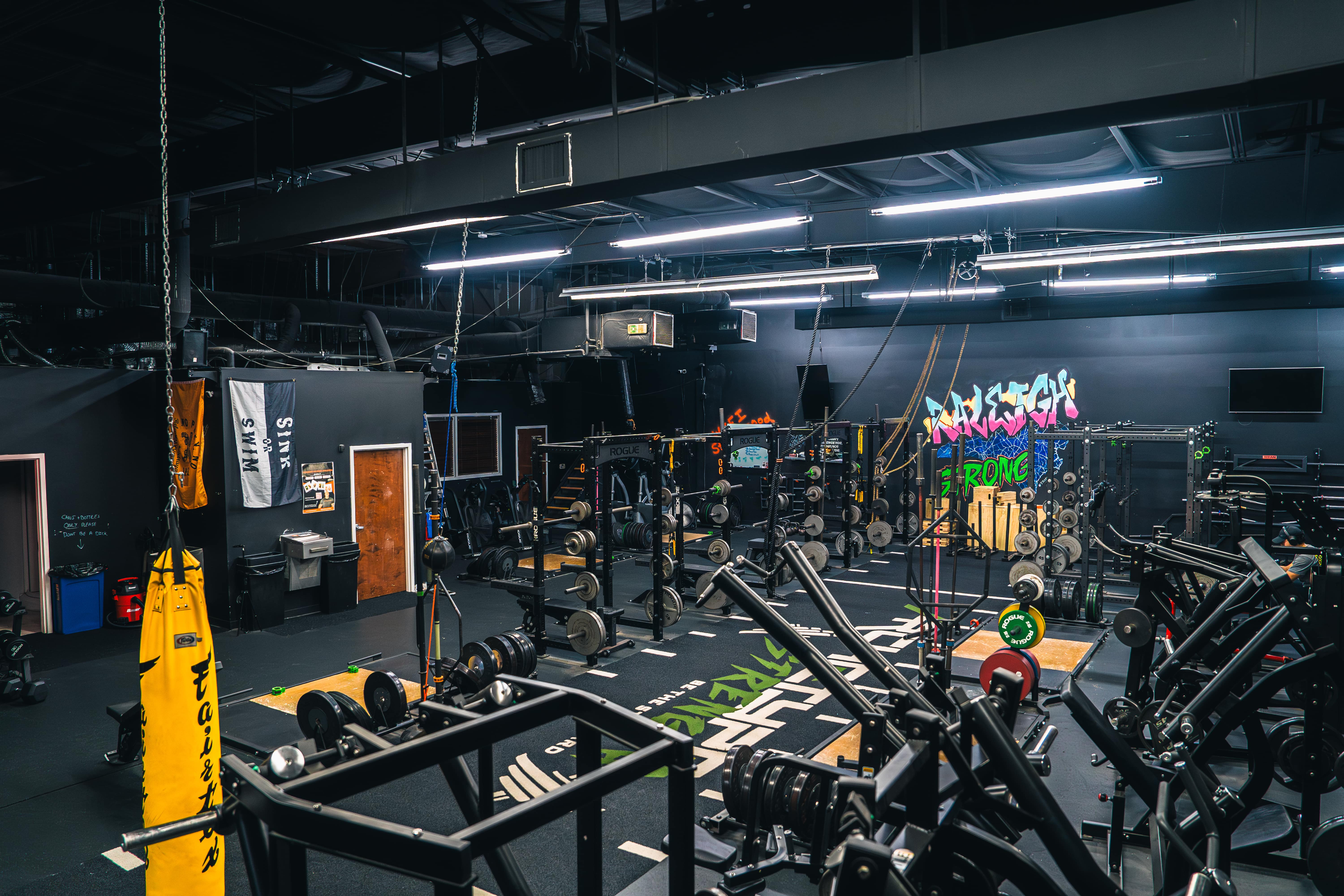 West Raleigh gym training area